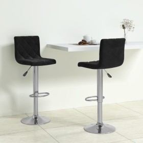 Küchenhocker 2 Einheiten schwarzer Samt von vidaXL, Küchenhocker - Ref: Foro24-333684, Preis: 110,99 €, Rabatt: %