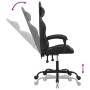 Silla gaming cuero sintético negro