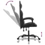Silla gaming cuero sintético negro y gris