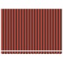 Toldo retráctil automático naranja y marrón 4,5x3 m