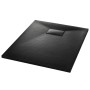 Plato de ducha SMC negro 90x70 cm