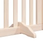 Puerta para perros plegable 9 paneles madera de álamo 450 cm