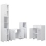 Juego de muebles de baño 4 piezas blanco