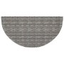 Mesa de jardín de ratán sintético gris 100x50x75 cm en Mesas de jardín | Comprar online en Foro24