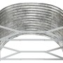 Jardinera arriate acero galvanizado gris 175x100x68 cm