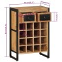 Weinregal für 16 Flaschen aus massivem Mangoholz von vidaXL, Weinregale - Ref: Foro24-338464, Preis: 326,60 €, Rabatt: %