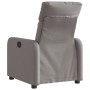 Sillón reclinable eléctrico tela gris taupé en Sillones | Comprar online en Foro24