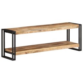 Mueble para TV de madera maciza de mango rugosa 120x30x40 cm en Muebles TV | Comprar online en Foro24