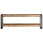 Mueble para TV de madera maciza de mango rugosa 120x30x40 cm