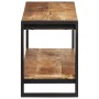 Mueble para TV de madera maciza de mango rugosa 120x30x40 cm