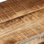 Mueble para TV de madera maciza de mango rugosa 120x30x40 cm