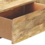 Mesa consola de madera maciza de mango 100x35x76 cm