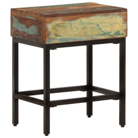 Mesa auxiliar madera maciza reciclada 40x30x51 cm de vidaXL, Mesas auxiliares - Ref: Foro24-338473, Precio: 54,07 €