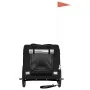 Haustier-Fahrradanhänger, Eisen-Oxford-Stoff, Schwarz von vidaXL, Kinderwagen für Haustiere - Ref: Foro24-93842, Preis: 98,64...