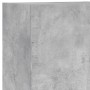 Muebles de TV de pared 4 pzas madera ingeniería gris hormigón