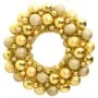 Corona de Navidad poliestireno dorada 45 cm de vidaXL, Adornos festivos - Ref: Foro24-356120, Precio: 30,88 €, Descuento: %