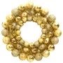 Corona de Navidad poliestireno dorada 45 cm de vidaXL, Adornos festivos - Ref: Foro24-356120, Precio: 30,88 €, Descuento: %