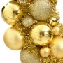 Corona de Navidad poliestireno dorada 45 cm de vidaXL, Adornos festivos - Ref: Foro24-356120, Precio: 30,88 €, Descuento: %