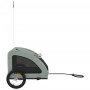 Haustier-Fahrradanhänger, Eisen-Oxford-Stoff, Grau von vidaXL, Kinderwagen für Haustiere - Ref: Foro24-93958, Preis: 101,87 €...