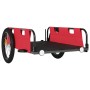 Remolque para bicicletas hierro y tela Oxford rojo de vidaXL, Remolques para bicicletas - Ref: Foro24-94174, Precio: 100,35 €...