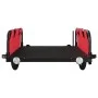 Fahrradanhänger aus Eisen und rotem Oxford-Stoff von vidaXL, Fahrradanhänger - Ref: Foro24-94174, Preis: 98,23 €, Rabatt: %