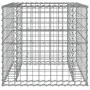 Galvanized iron gabion basket silver color 70x70x65 cm by vidaXL, Pots and planters - Ref: Foro24-364850, Price: 49,23 €, Dis...