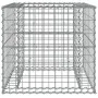 Galvanized iron gabion basket silver color 70x70x65 cm by vidaXL, Pots and planters - Ref: Foro24-364850, Price: 49,23 €, Dis...