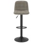 Taburetes de cocina 2 unidades terciopelo gris claro de vidaXL, Taburetes de cocina - Ref: Foro24-333991, Precio: 129,08 €, D...