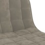 Küchenhocker 2 Einheiten hellgrauer Samt von vidaXL, Küchenhocker - Ref: Foro24-333991, Preis: 129,19 €, Rabatt: %