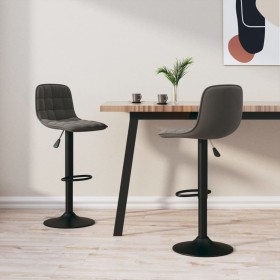 Küchenhocker 2 Einheiten dunkelgrauer Samt von vidaXL, Küchenhocker - Ref: Foro24-333992, Preis: 110,88 €, Rabatt: %