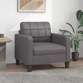 Kunstleder Sessel grau 60 cm von vidaXL, Sofas - Ref: Foro24-359109, Preis: 134,98 €, Rabatt: %