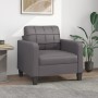 Kunstleder Sessel grau 60 cm von vidaXL, Sofas - Ref: Foro24-359109, Preis: 142,34 €, Rabatt: %