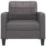 Kunstleder Sessel grau 60 cm von vidaXL, Sofas - Ref: Foro24-359109, Preis: 134,98 €, Rabatt: %