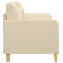 2-Sitzer-Sofa aus cremefarbenem Stoff 140 cm von vidaXL, Sofas - Ref: Foro24-359093, Preis: 193,42 €, Rabatt: %