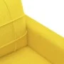 2 seater sofa in light yellow fabric 140 cm by vidaXL, Sofas - Ref: Foro24-359096, Price: 190,61 €, Discount: %