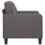 Synthetic leather gray armchair 60 cm by vidaXL, Sofas - Ref: Foro24-359109, Price: 135,56 €, Discount: %