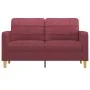 2-seater red fabric sofa 140 cm by vidaXL, Sofas - Ref: Foro24-359097, Price: 189,62 €, Discount: %