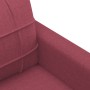 2-Sitzer-Sofa aus rotem Stoff, 140 cm von vidaXL, Sofas - Ref: Foro24-359097, Preis: 192,85 €, Rabatt: %
