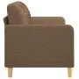 2 seater brown fabric sofa 140 cm by vidaXL, Sofas - Ref: Foro24-359094, Price: 189,57 €, Discount: %