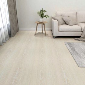 Lamas para suelo autoadhesivas 55 uds PVC beige 5,11 m²