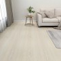 Lamas para suelo autoadhesivas 55 uds PVC beige 5,11 m²