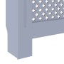 Cubierta para radiador MDF gris 78 cm