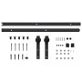 Puerta corredera con herrajes madera maciza de pino 85x210 cm de vidaXL, Puertas - Ref: Foro24-3202981, Precio: 178,51 €, Des...