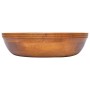 Lavabo de madera maciza de teca Φ40x10 cm