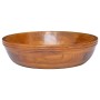 Lavabo de madera maciza de teca Φ40x10 cm