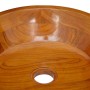 Lavabo de madera maciza de teca Φ40x10 cm