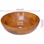 Lavabo de madera maciza de teca Φ40x10 cm