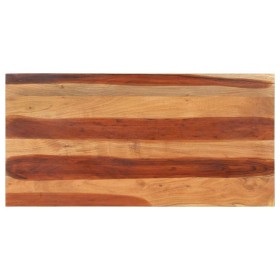 Tablero de mesa madera maciza de acacia 120x60x(2,5-2,7) cm