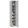 Armario estrecho madera ingeniería gris Sonoma 40x42,5x225 cm