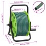 Carrete de rollo para manguera de pie PVC verde 30 m